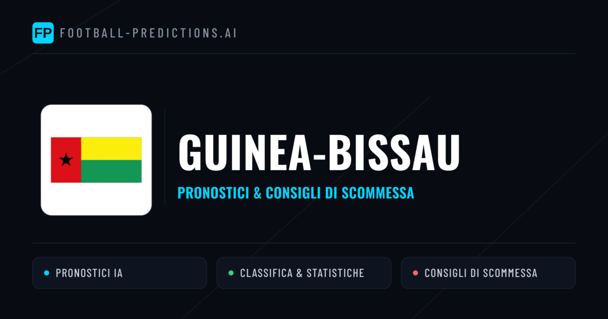 Pronostici e Statistiche Guinea-Bissau