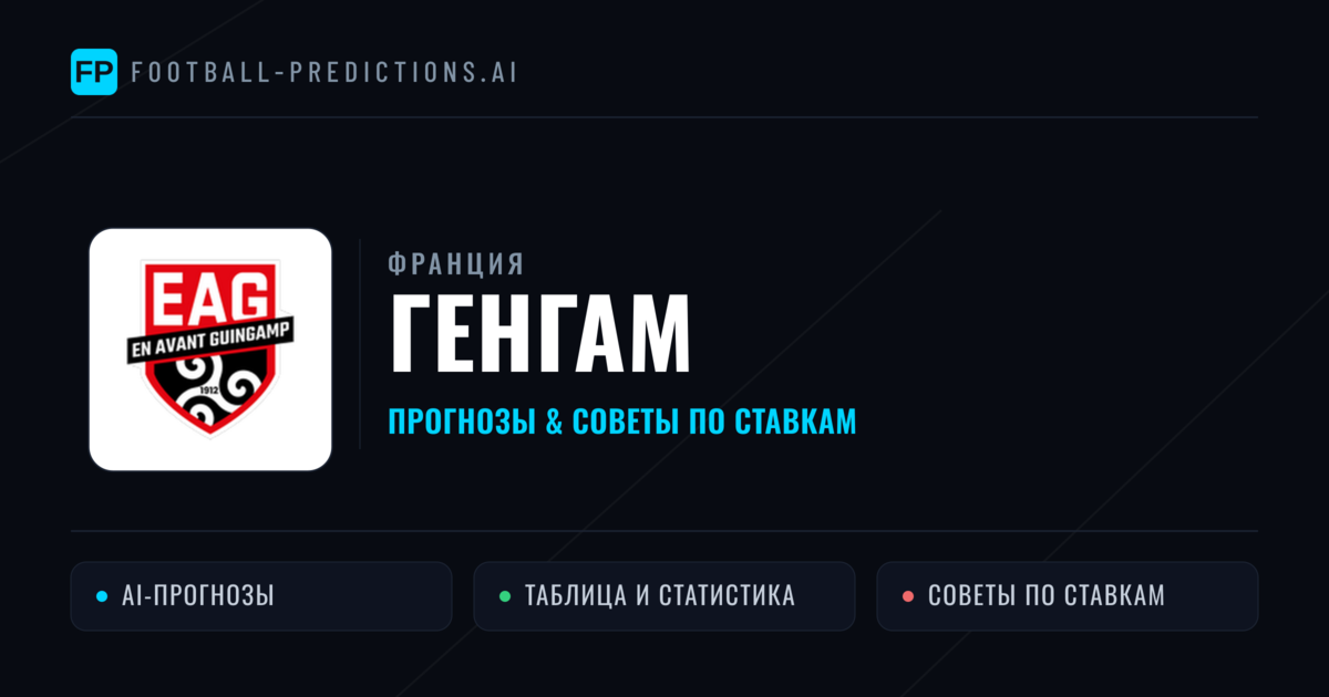 Генгам прогнозы и статистика