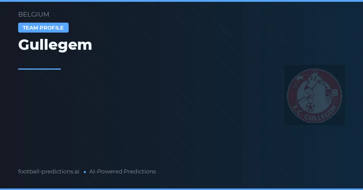 Pronostici e Statistiche Gullegem