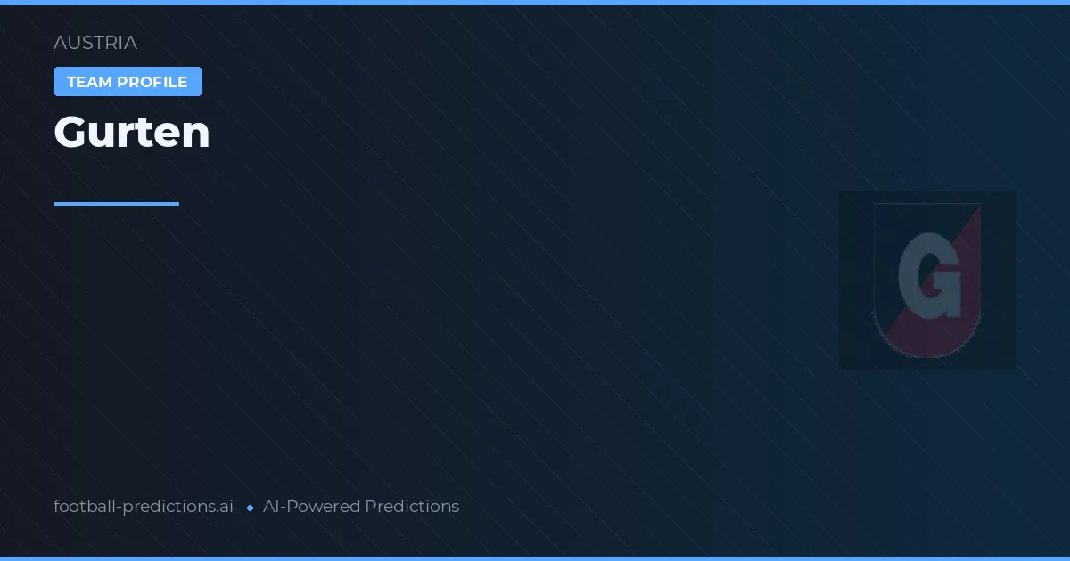 Gurten Predictions & Stats