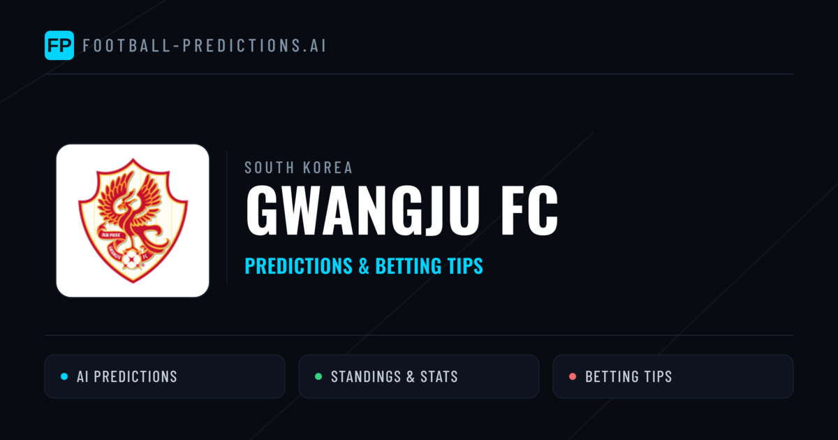 Gwangju FC Predictions & Stats