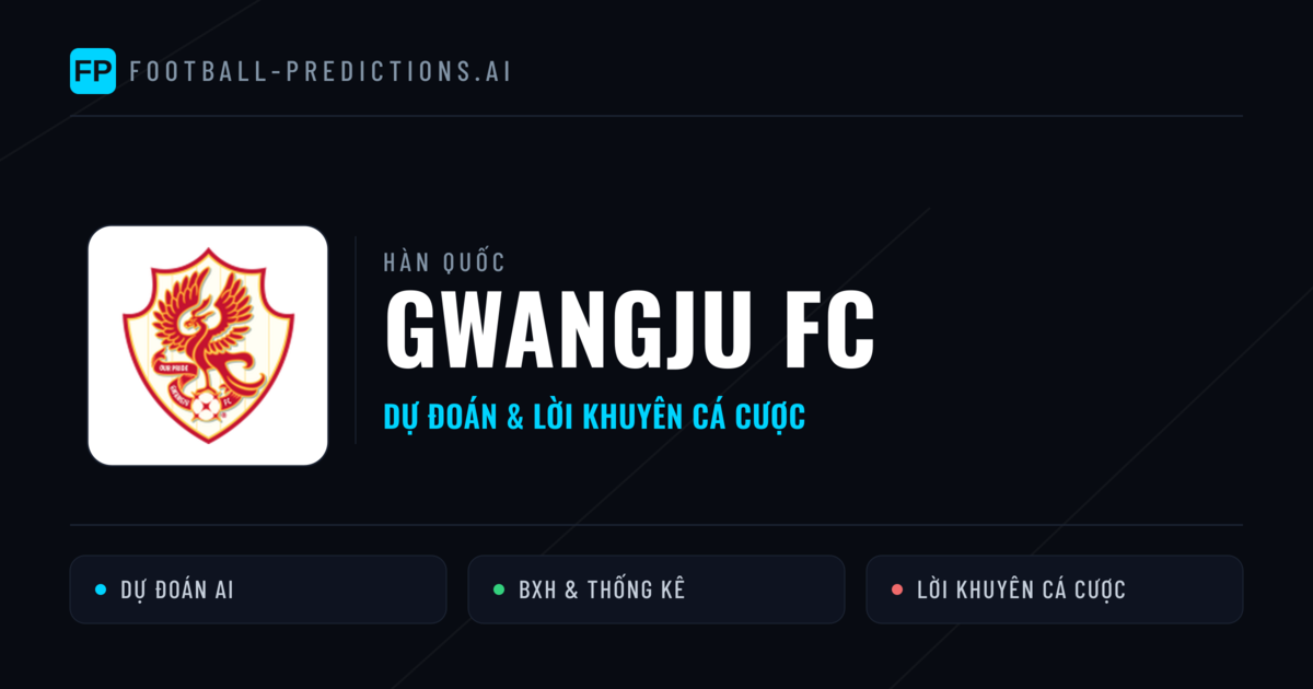 Gwangju FC Dự đoán & Thống kê