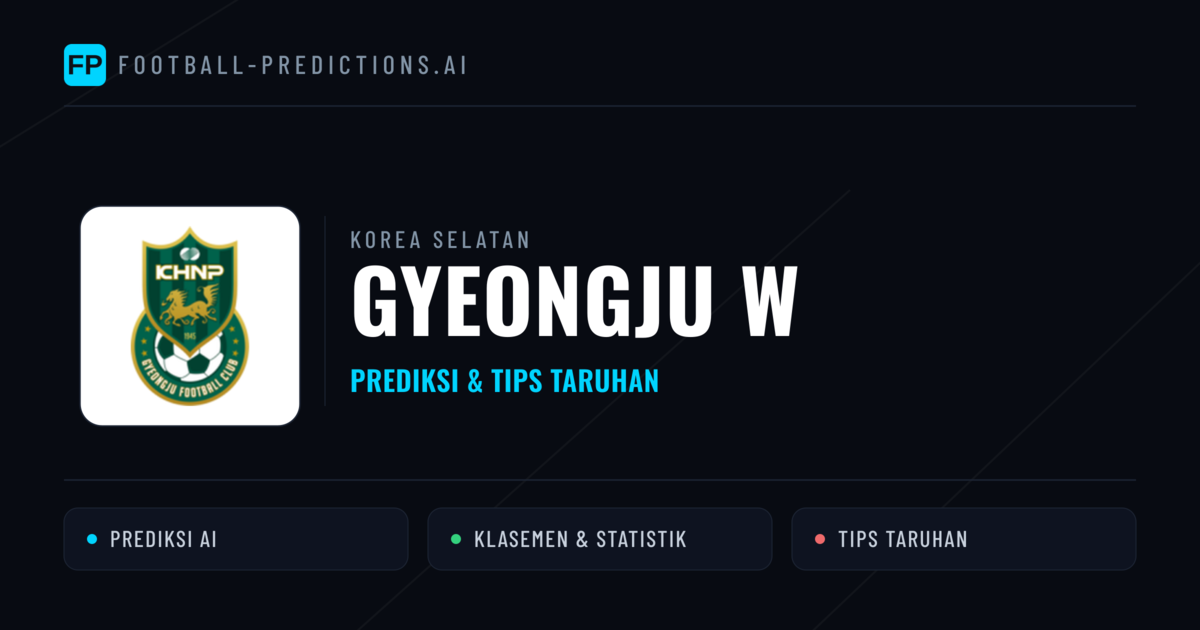 Gyeongju W Prediksi & Statistik Piala Dunia