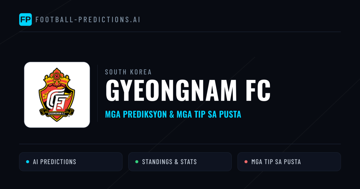 Gyeongnam FC Predictions & Stats