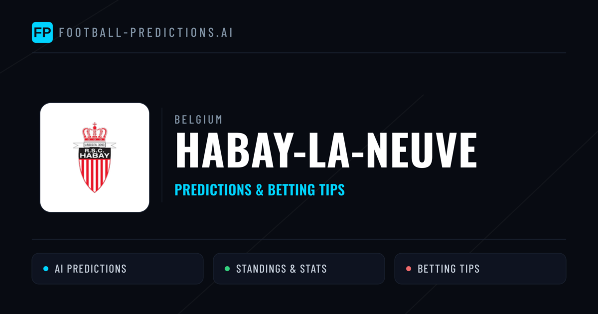 Habay-la-Neuve Predictions & Stats