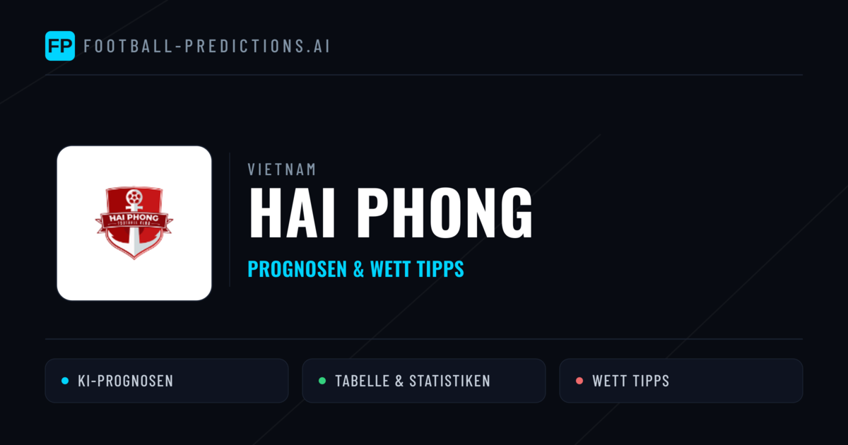Hai Phong Prognosen & Statistiken