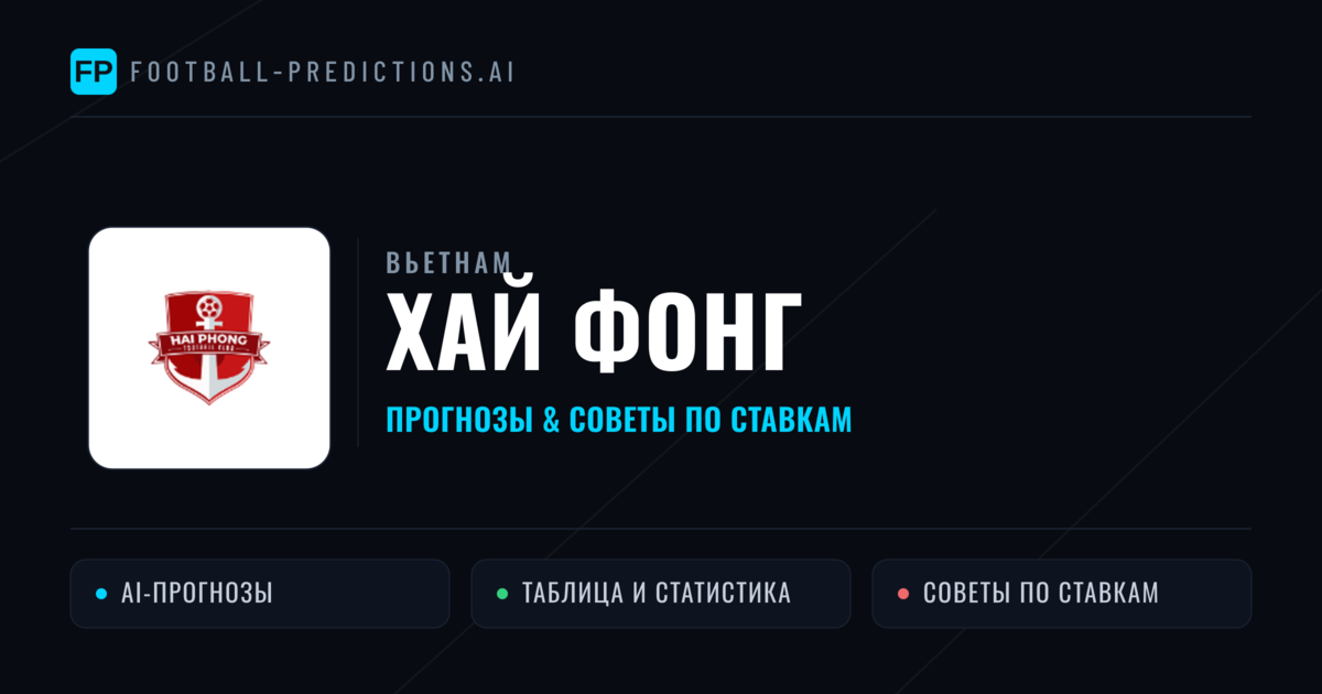 Хай Фонг прогнозы и статистика