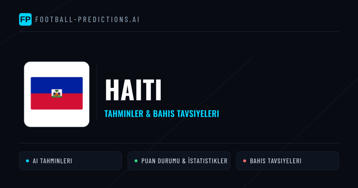 Haiti Tahminleri & İstatistikler
