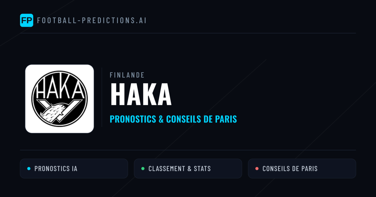 Haka Pronostics & Statistiques