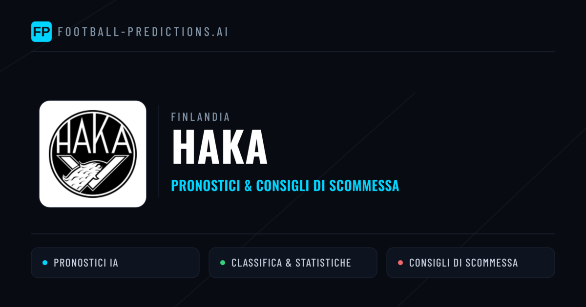 Pronostici e Statistiche Haka