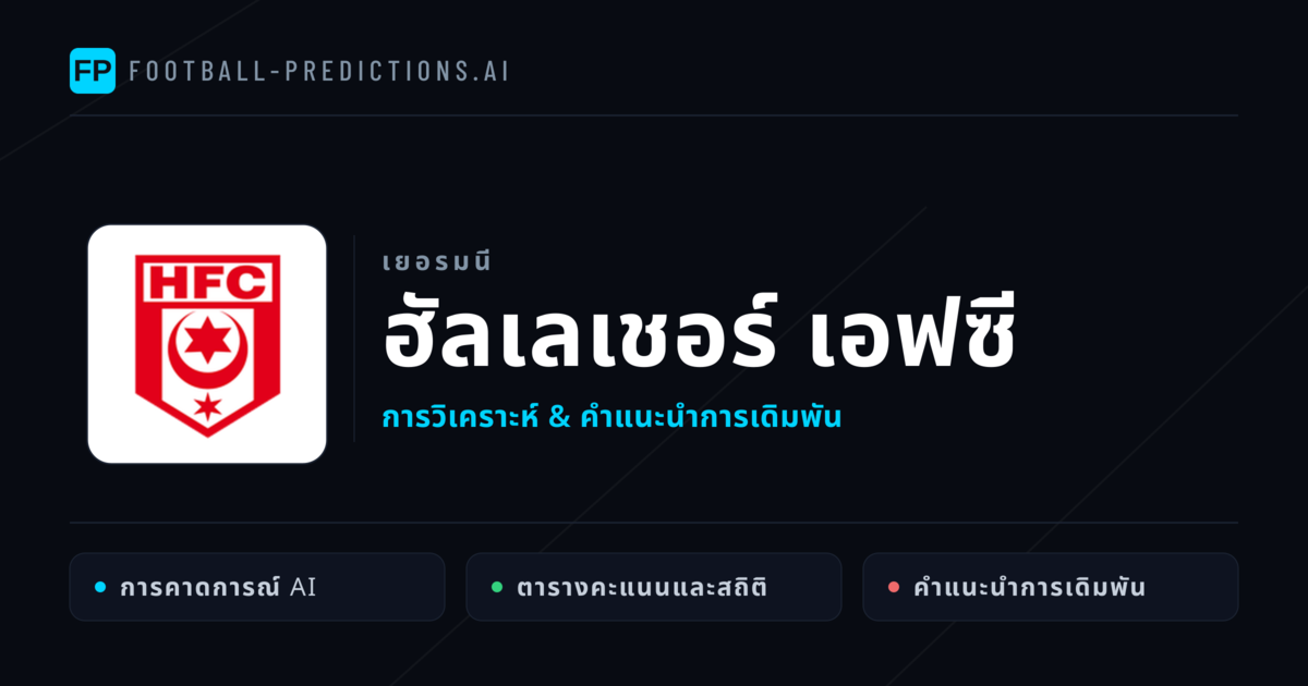 ฮัลเลเชอร์ เอฟซี การวิเคราะห์และสถิติ