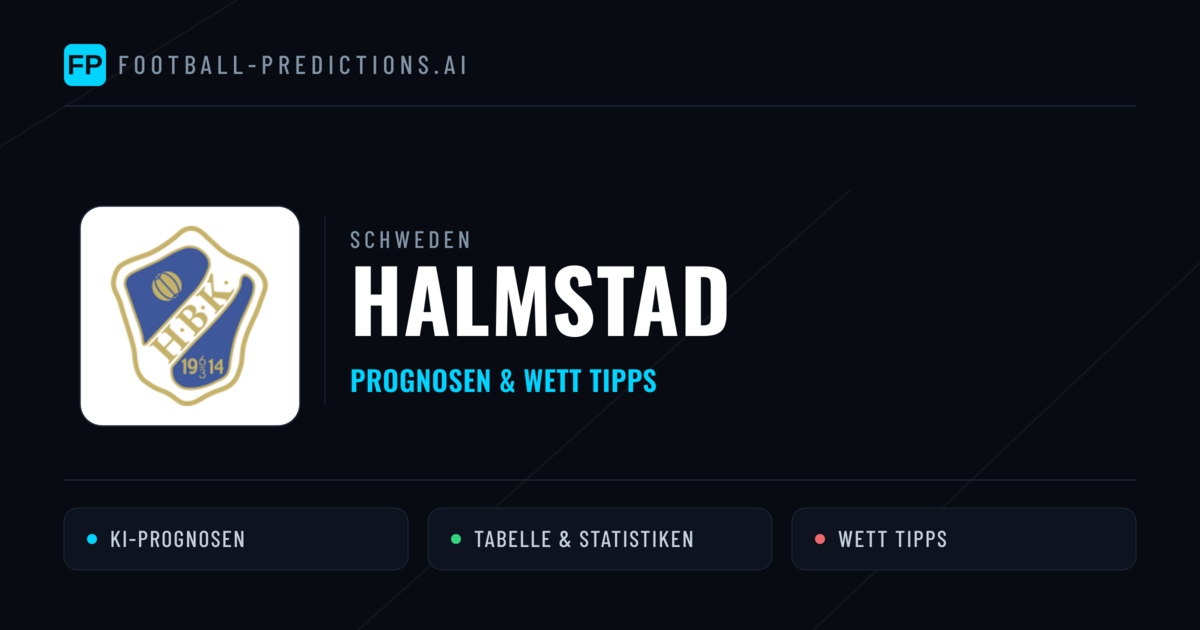 Halmstad Prognosen & Statistiken