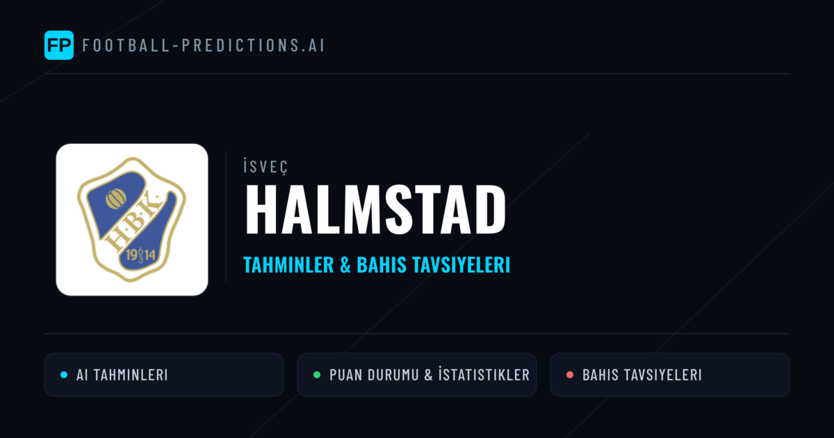 Halmstad Tahminleri & İstatistikler