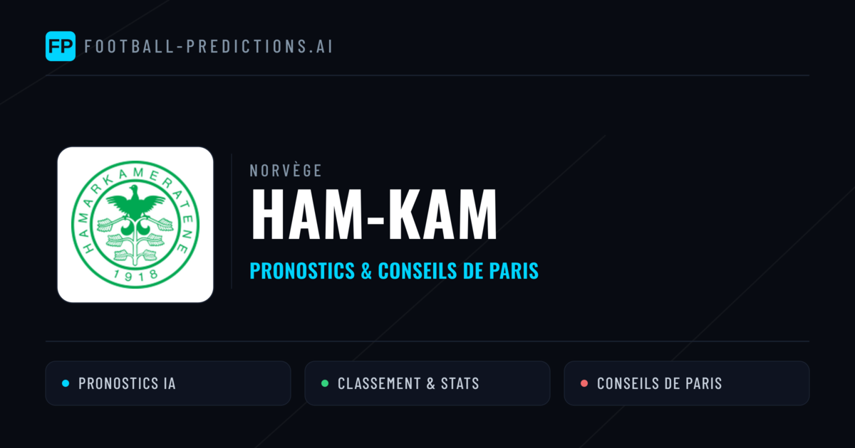 Ham-Kam Pronostics & Statistiques