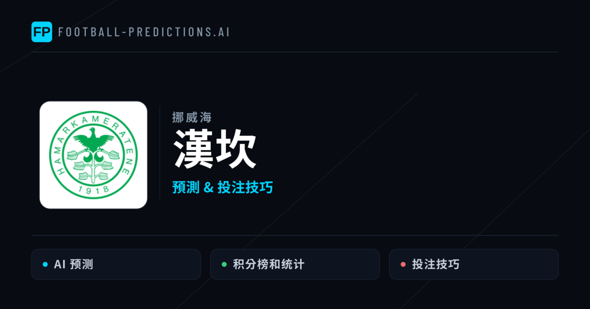 漢坎 運彩分析｜足球預測與數據