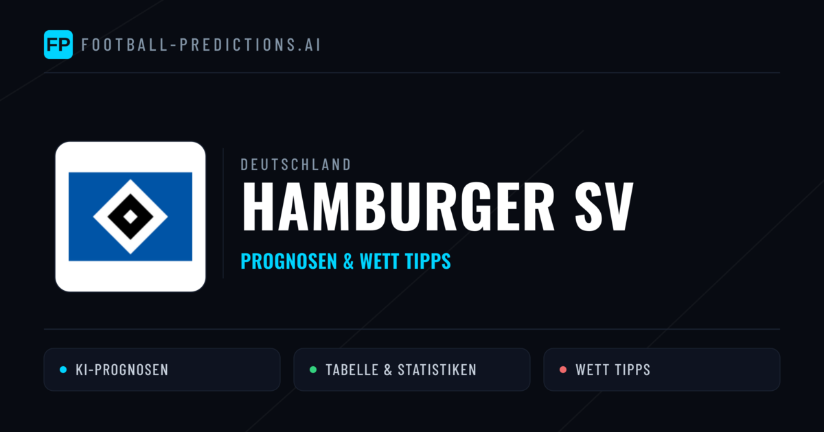 Hamburger SV Prognosen & Statistiken