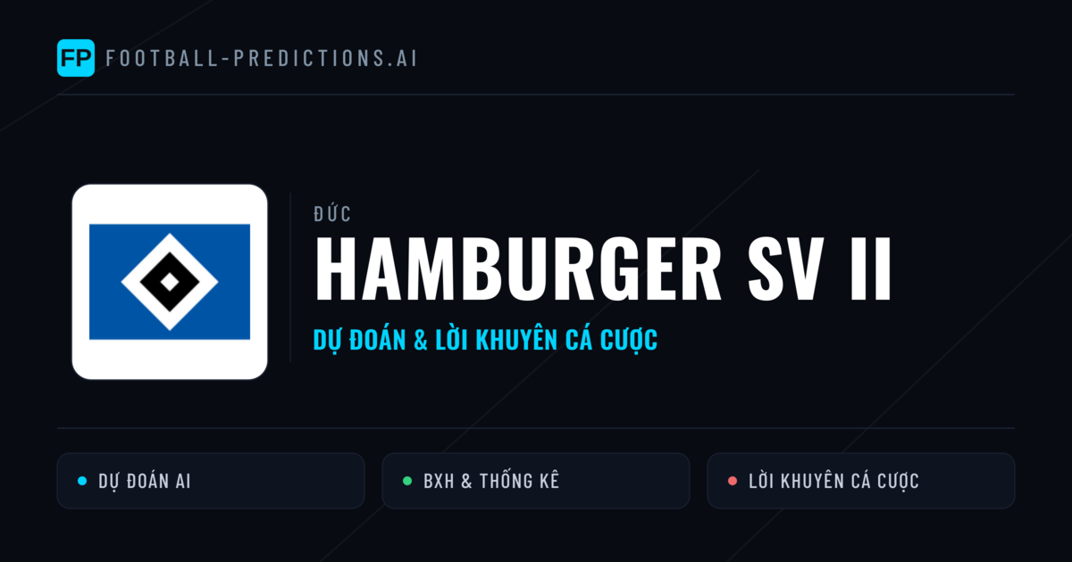 Hamburger SV II Dự đoán & Thống kê