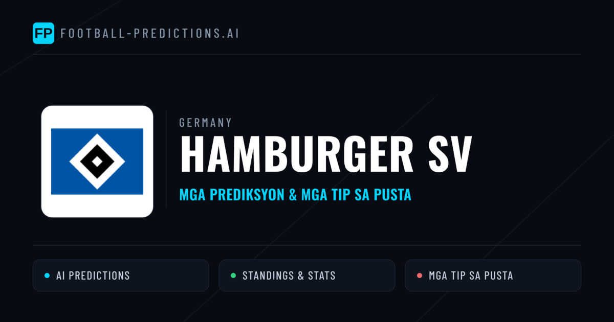 Hamburger SV Predictions & Stats