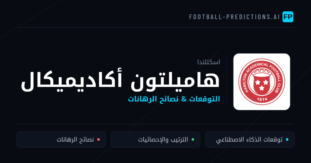 هاميلتون أكاديميكال توقعات واحصائيات