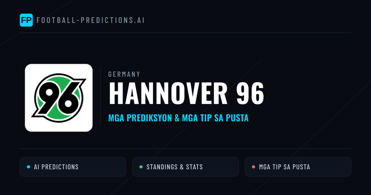 Hannover 96 Predictions & Stats