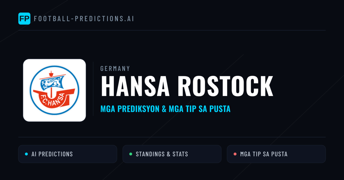 Hansa Rostock Predictions & Stats