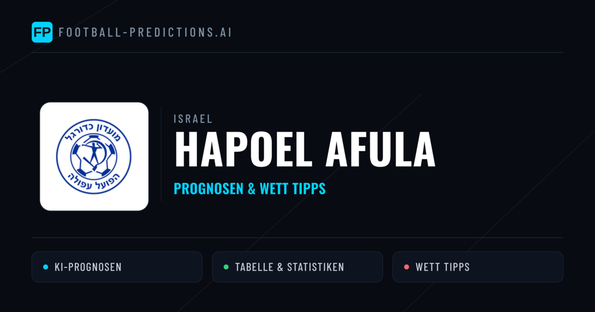 Hapoel Afula Prognosen & Statistiken