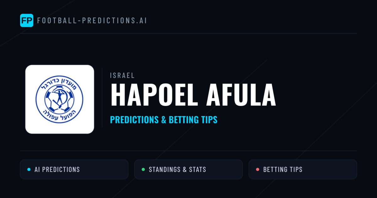 Hapoel Afula Predictions & Stats