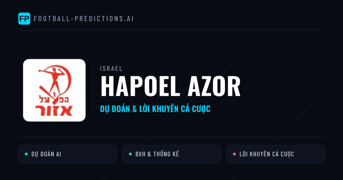Hapoel Azor Dự đoán & Thống kê