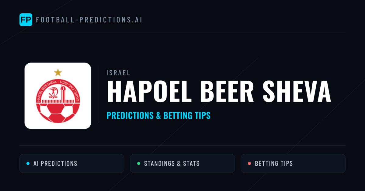 Hapoel Beer Sheva Predictions & Stats