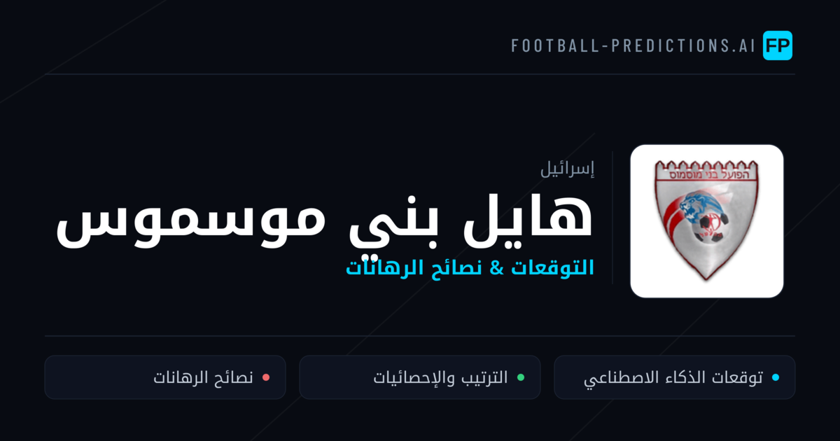 هايل بني موسموس توقعات واحصائيات