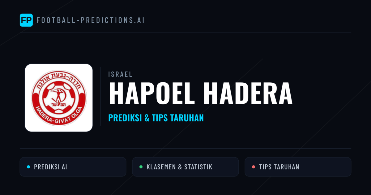 Hapoel Hadera Prediksi & Statistik Piala Dunia