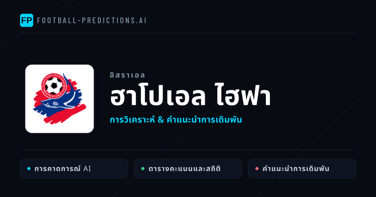 ฮาโปเอล ไฮฟา การวิเคราะห์และสถิติ