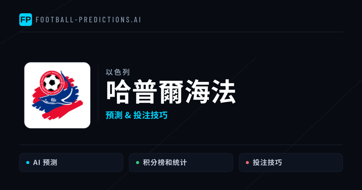 哈普爾海法 運彩分析|足球預測與數據