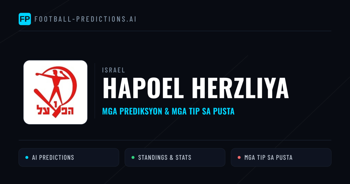 Hapoel Herzliya Predictions & Stats