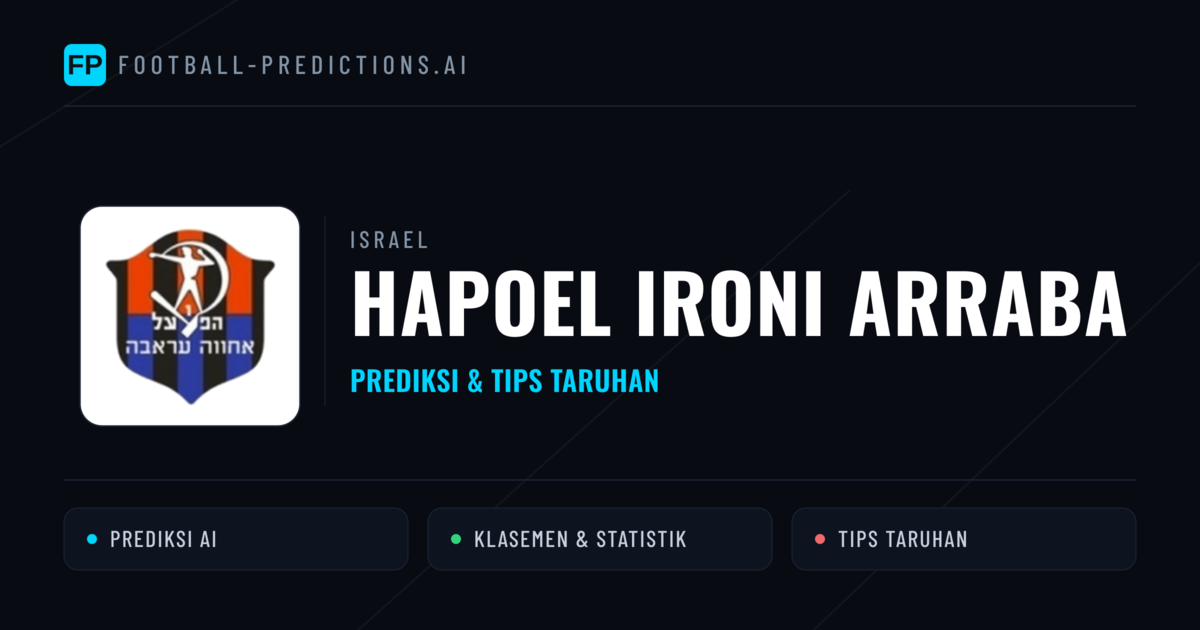 Hapoel Ironi Arraba Prediksi & Statistik Piala Dunia