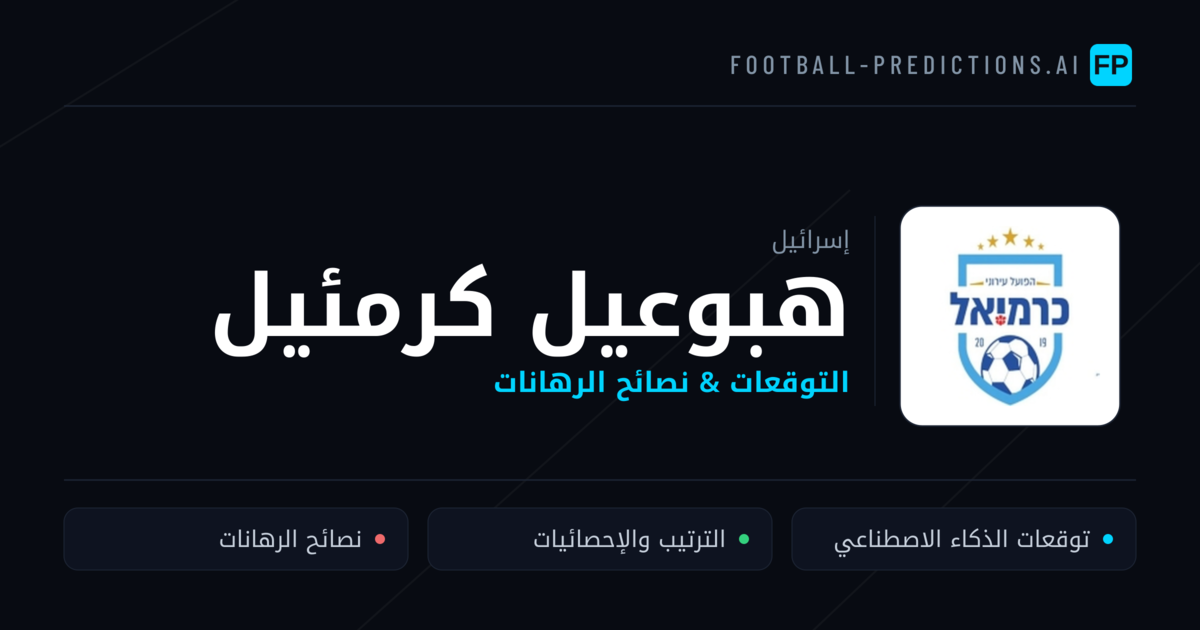 هبوعيل كرمئيل توقعات واحصائيات