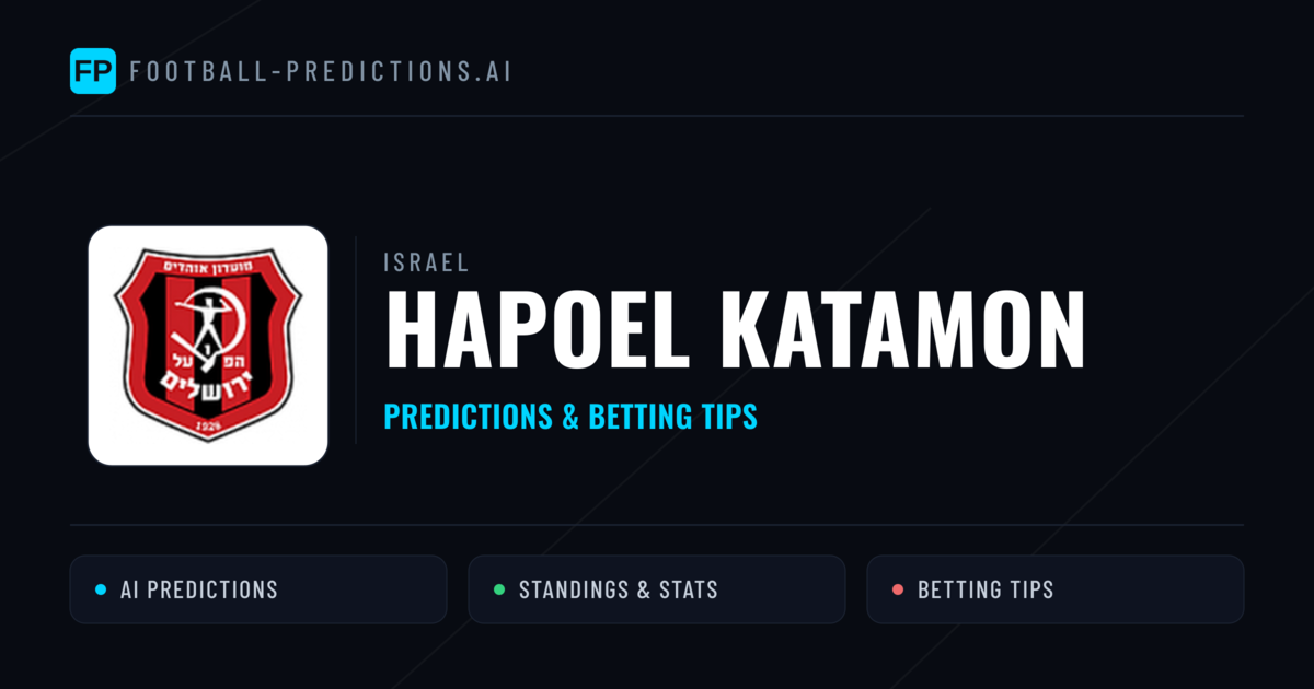 Hapoel Katamon Predictions & Stats