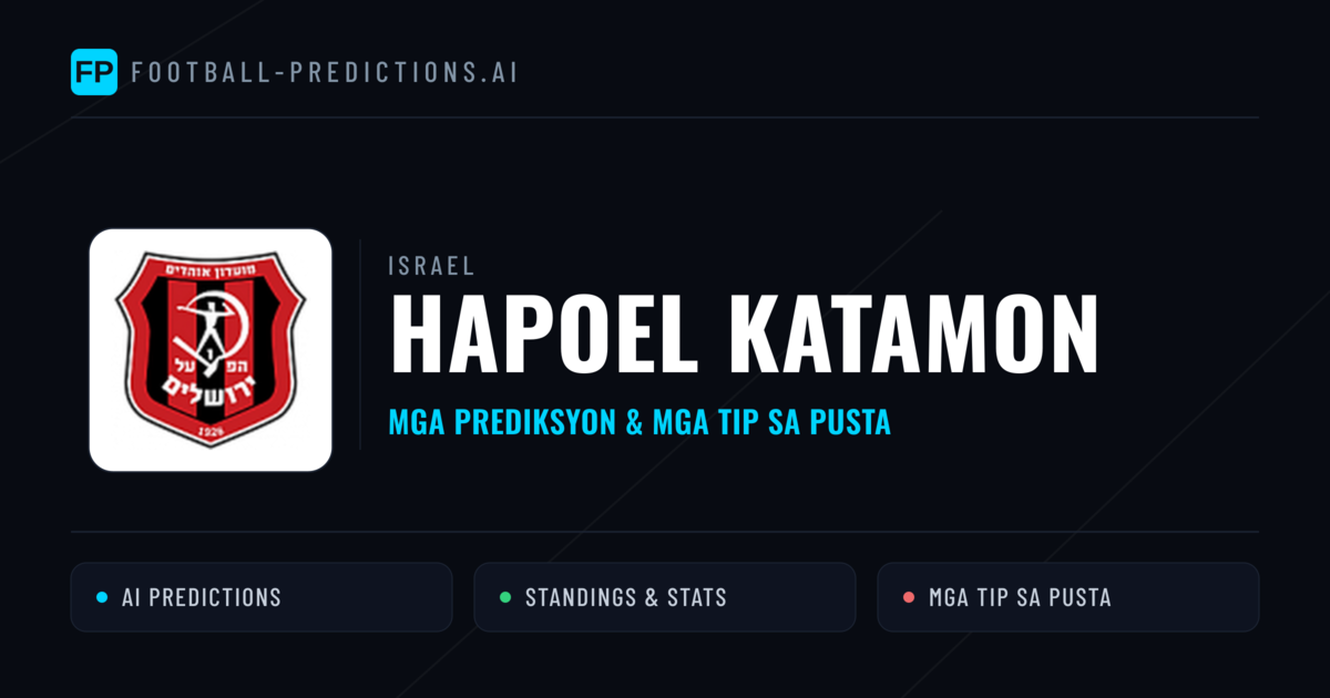 Hapoel Katamon Predictions & Stats
