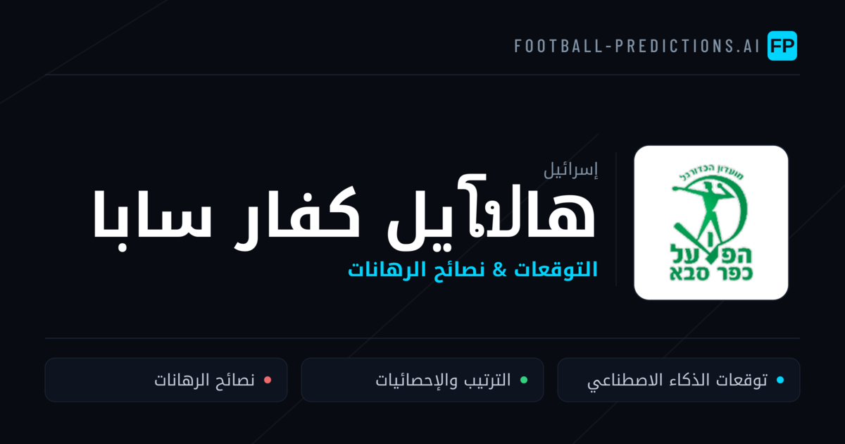 هاโปيل كفار سابا توقعات واحصائيات