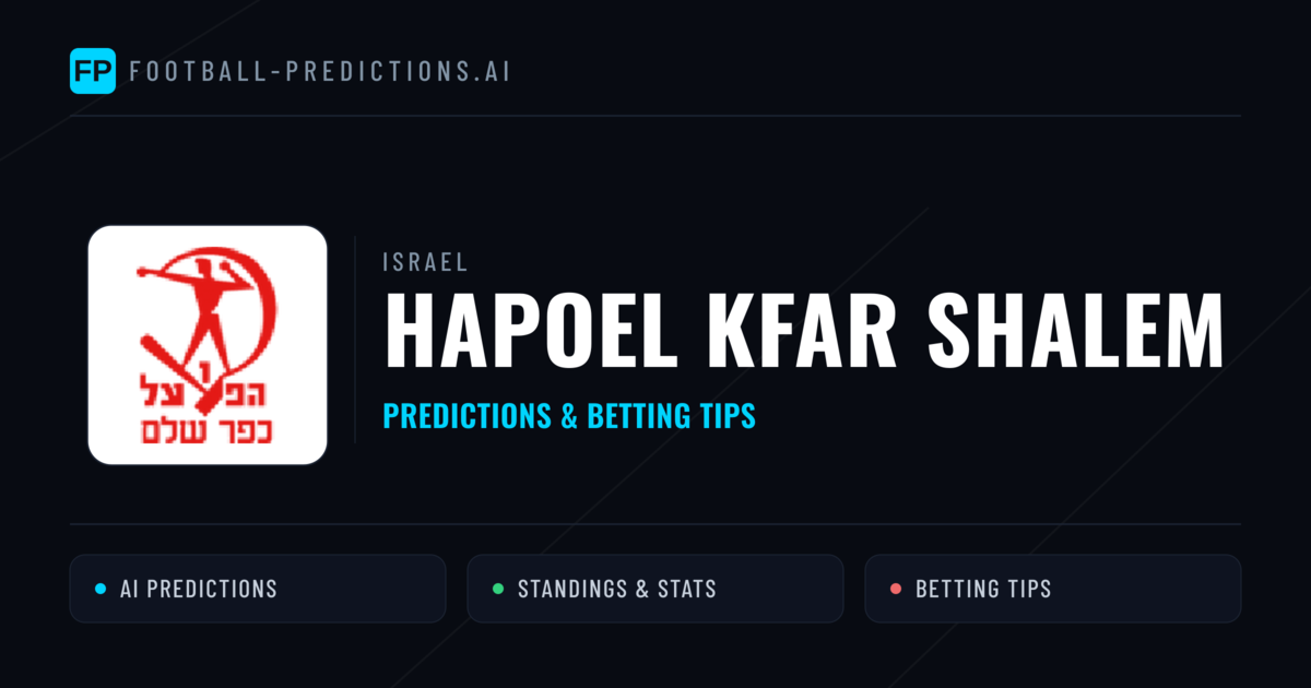 Hapoel Kfar Shalem Predictions & Stats
