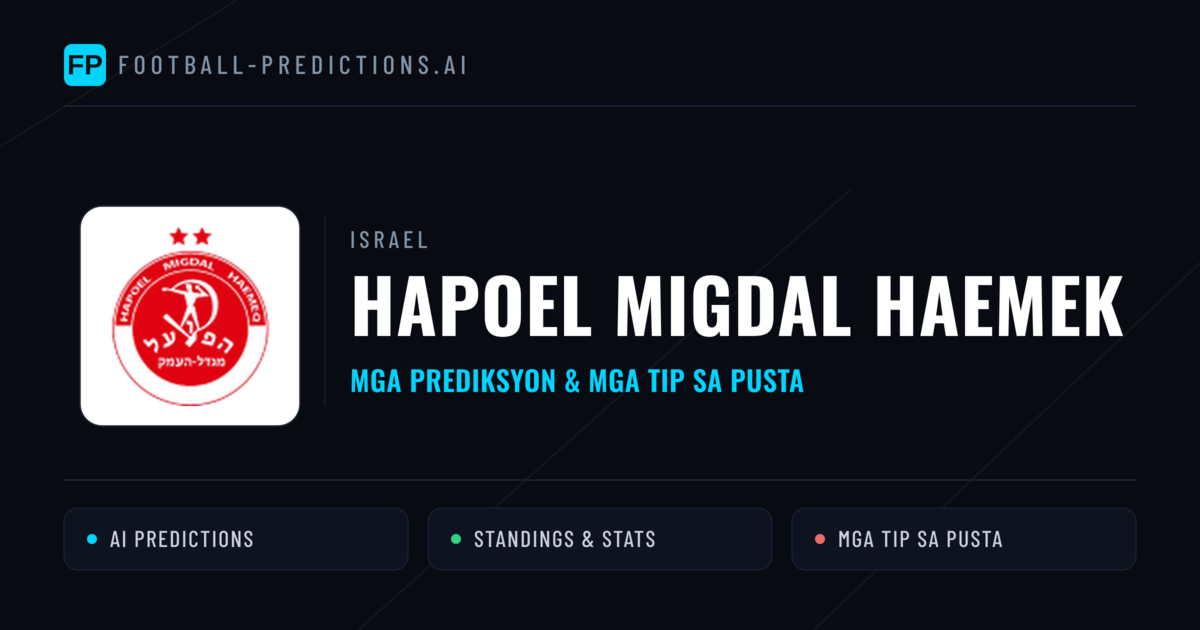 Hapoel Migdal HaEmek Predictions & Stats