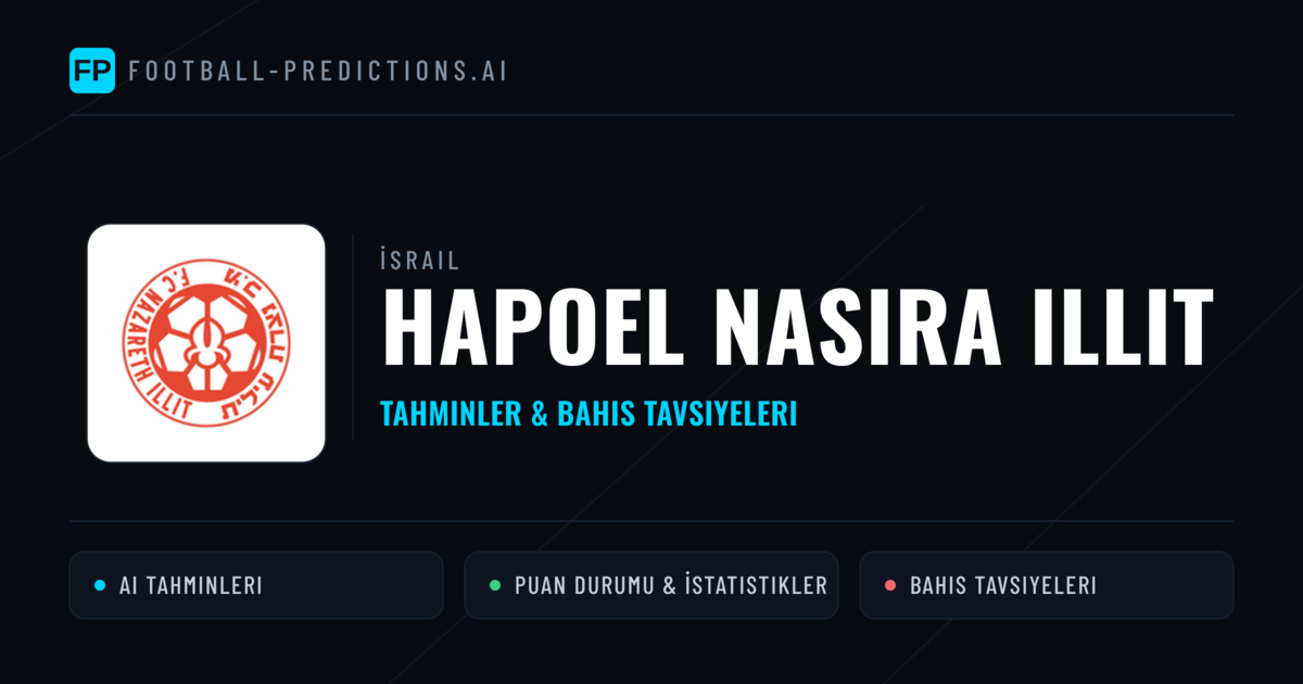 Hapoel Nasıra Illit Tahminleri & İstatistikler