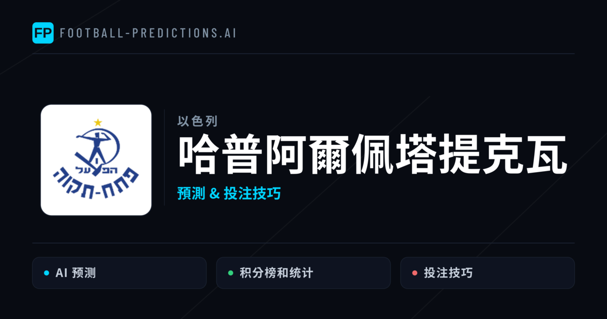 哈普阿爾佩塔提克瓦 運彩分析｜足球預測與數據