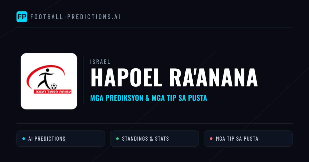 Hapoel Ra'anana Predictions & Stats