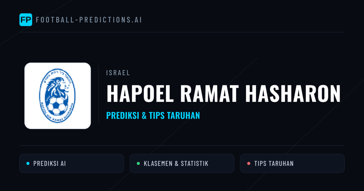 Hapoel Ramat HaSharon Prediksi & Statistik Piala Dunia