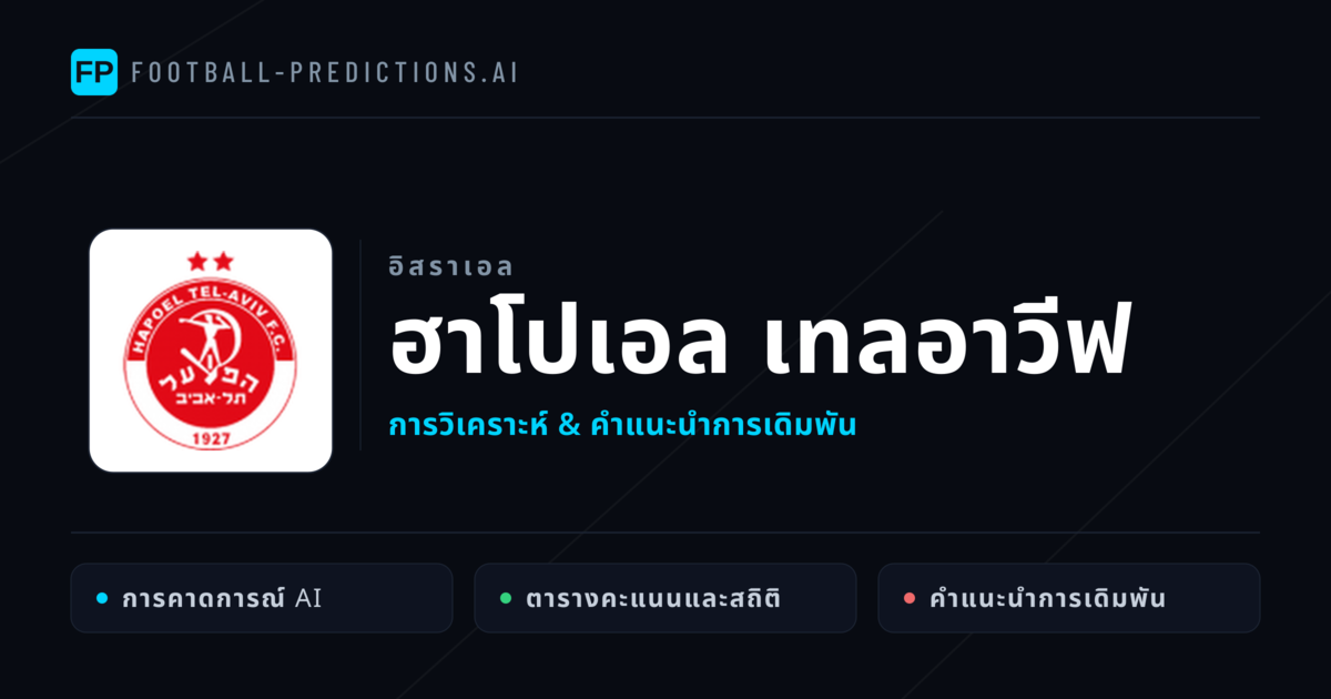 ฮาโปเอล เทลอาวีฟ การวิเคราะห์และสถิติ