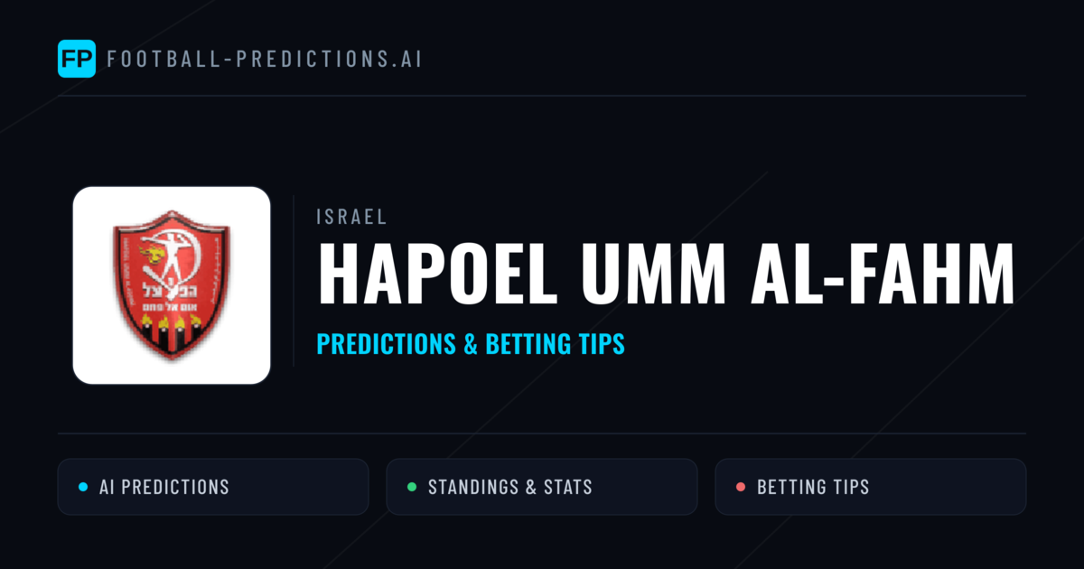 Hapoel Umm al-Fahm Predictions & Stats