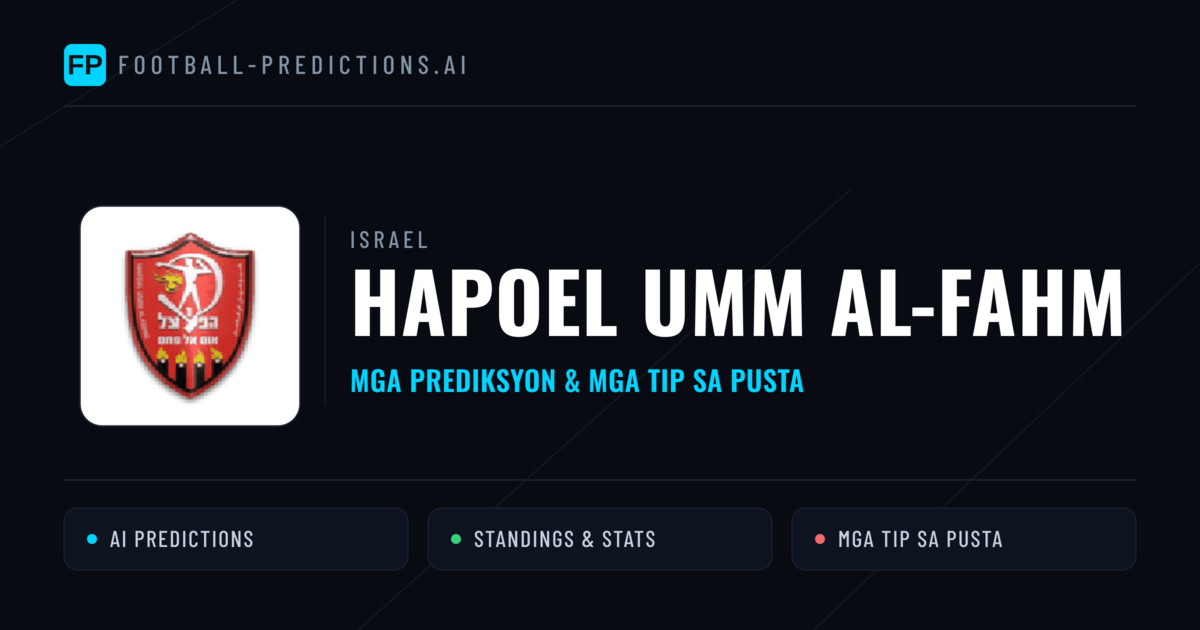 Hapoel Umm al-Fahm Predictions & Stats