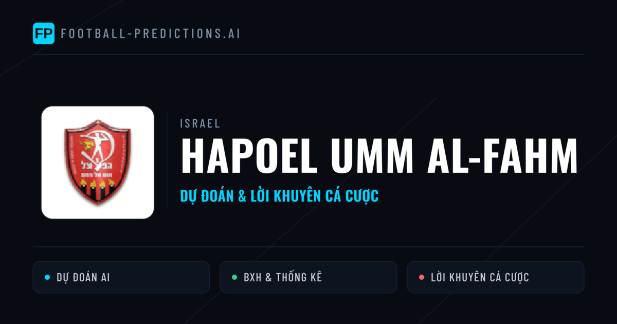 Hapoel Umm al-Fahm Dự đoán & Thống kê