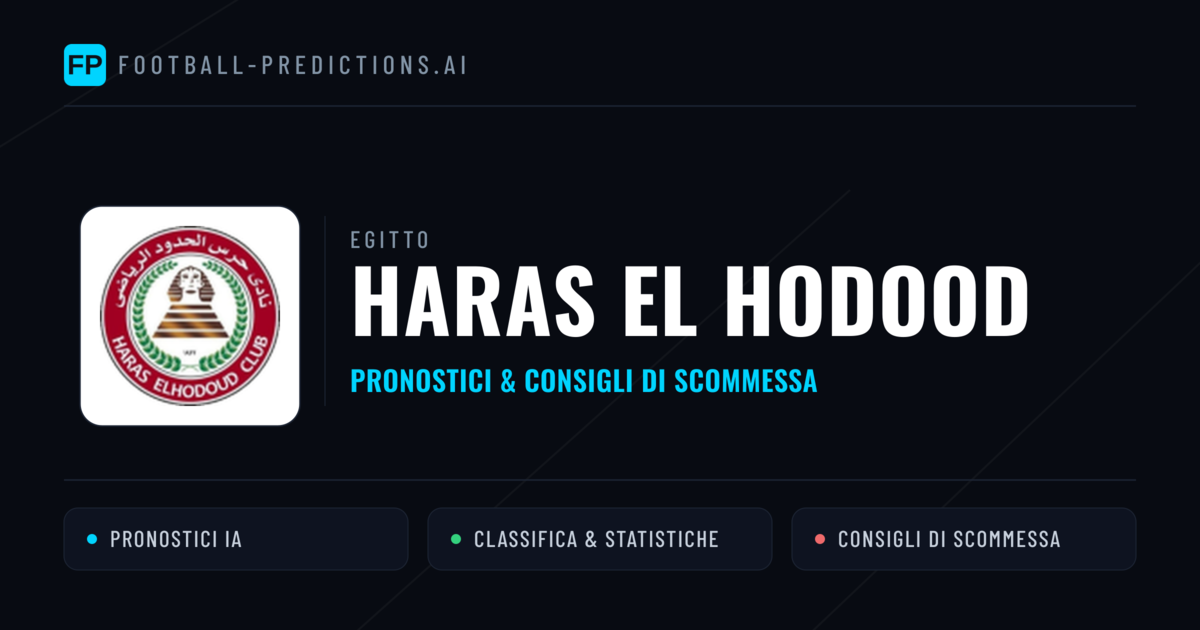 Pronostici e Statistiche Haras El Hodood